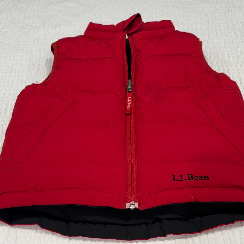 L.L. Bean Kids Reversible Down Filled Vest